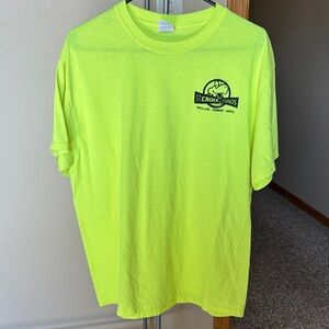 Port and Company Neon Yellow Short Sleeve Tee